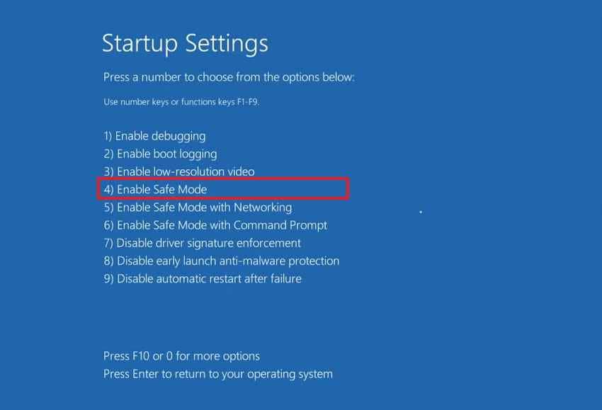 access safe mode on lenovo laptop