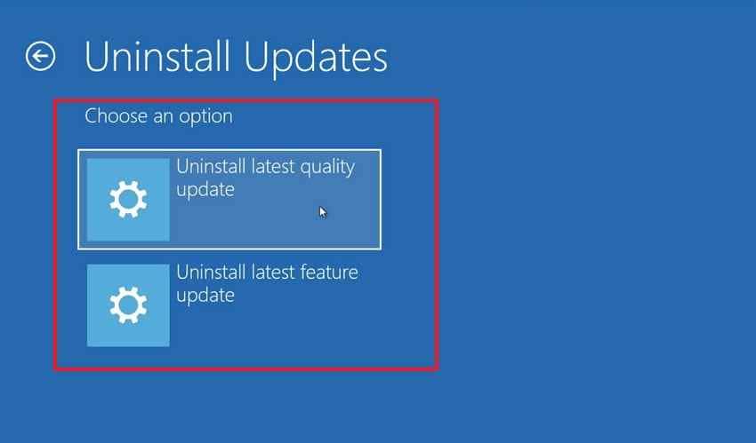 delete windows update on lenovo laptop