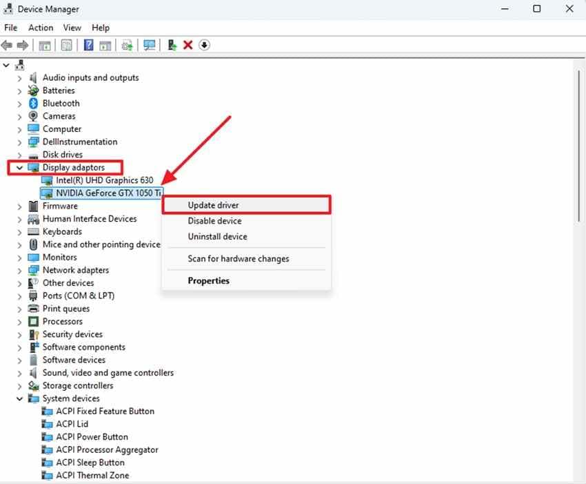 choose lenovo graphics driver