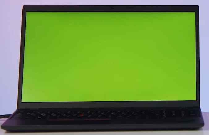 check horizontal lines during lenovo lcd self test