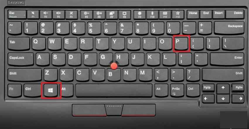 switch lenovo display output