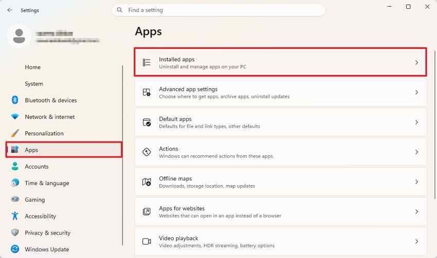 review recently installed windows applications