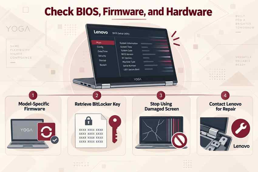 review bios firmware and hardware warning signs