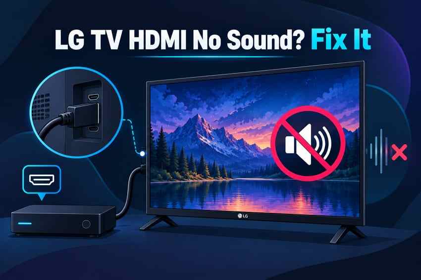 LG TV HDMI No Sound? Fix Picture-With-No-Audio Problems
