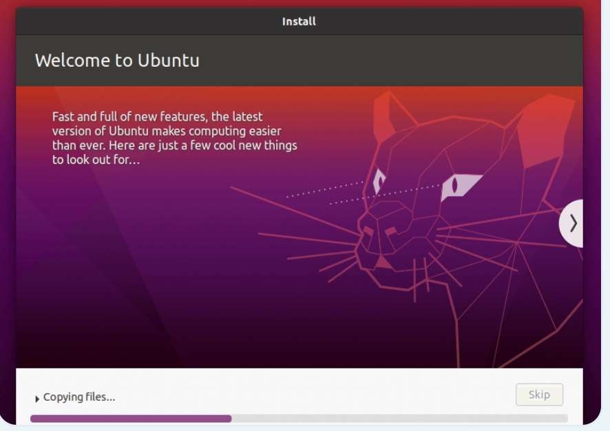 ubuntu installation finalized
