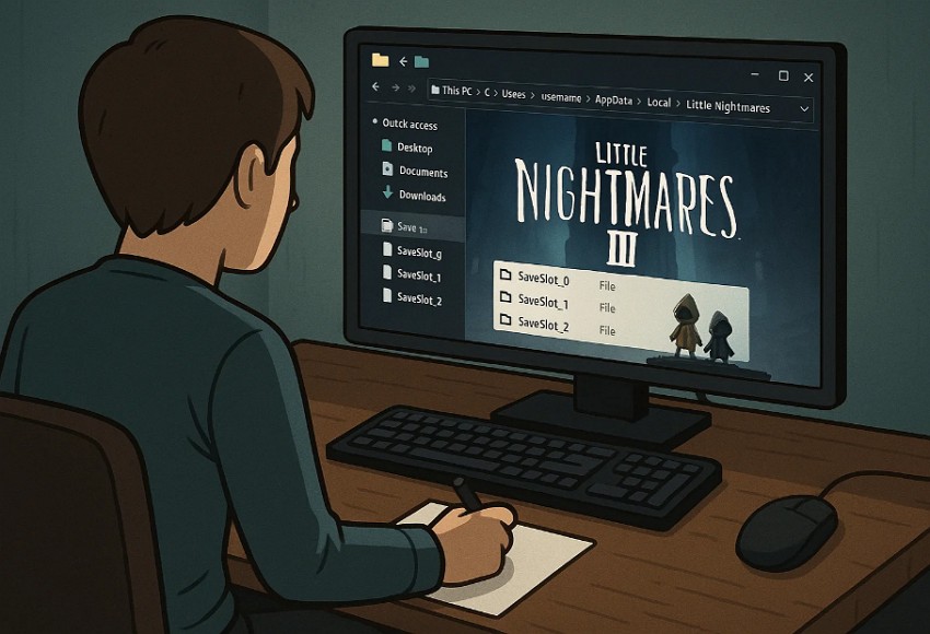 review the default save file location