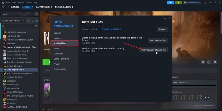 verify integrity little nightmares iii files