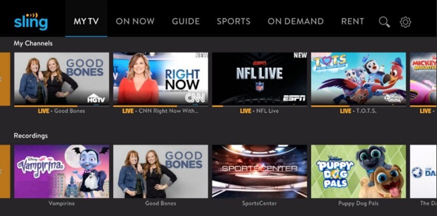 sling tv free alternative