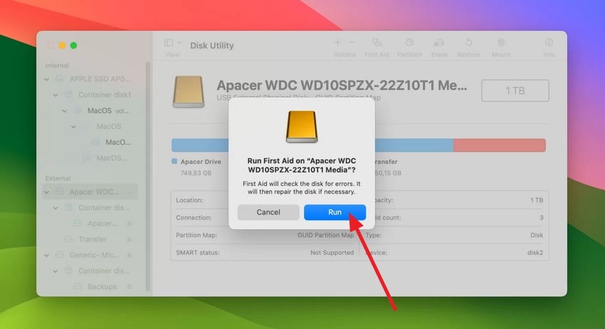 run first aid on mac