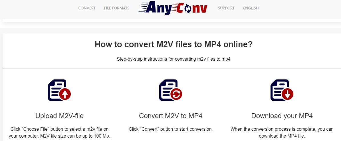 convert m2v to mp4 online free - anyconv.com