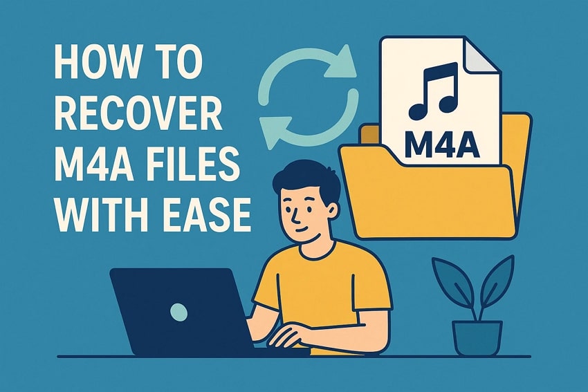 how to recover m4a file