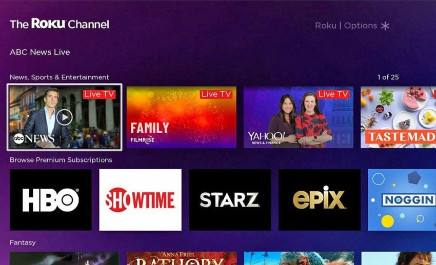 m4ufree alternative roku channel home page
