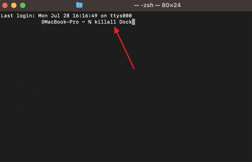 desktop disappeared mac killall