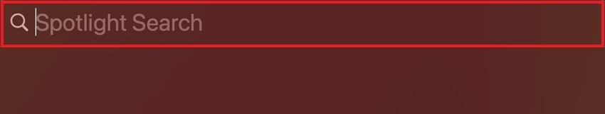 use spotlight locate missing file