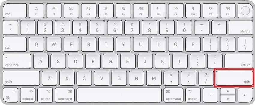 hold shift to start an intel mac in safe mode