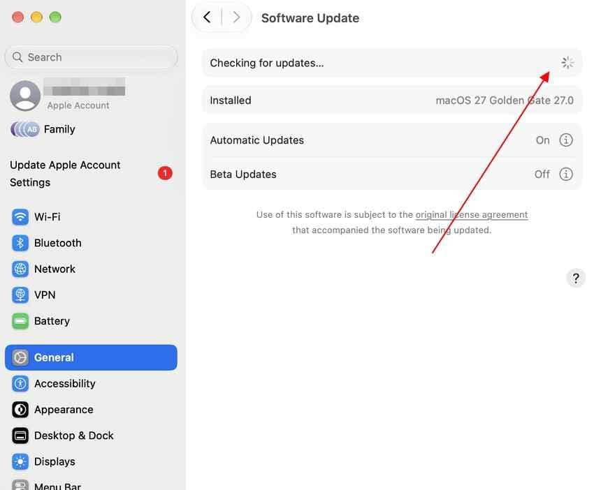 install compatible macos update