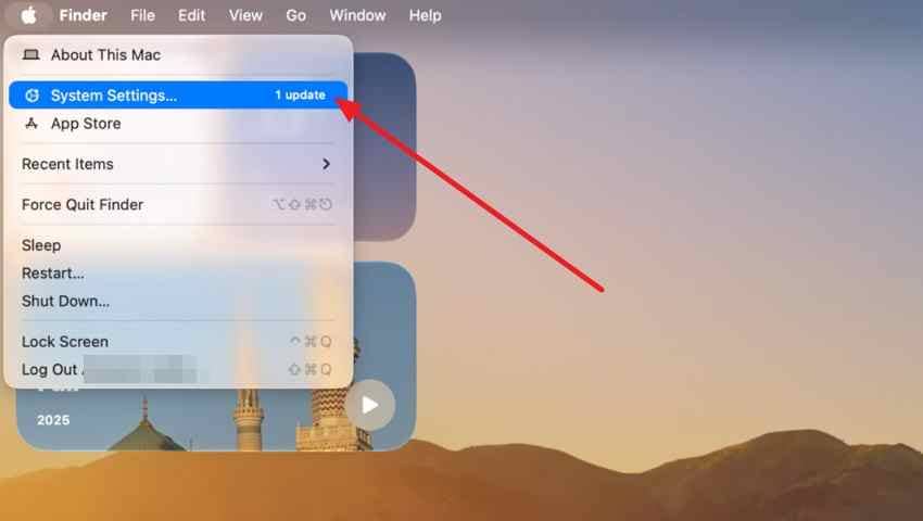 open mac system settings