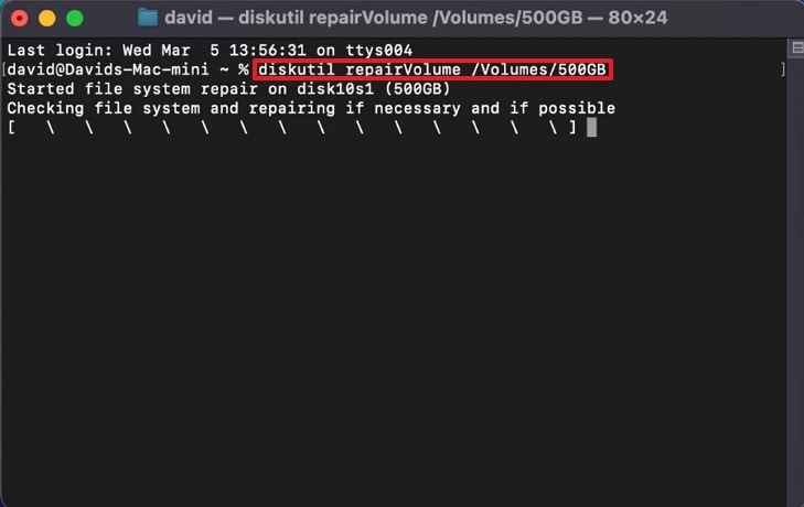 open terminal by selecting application option