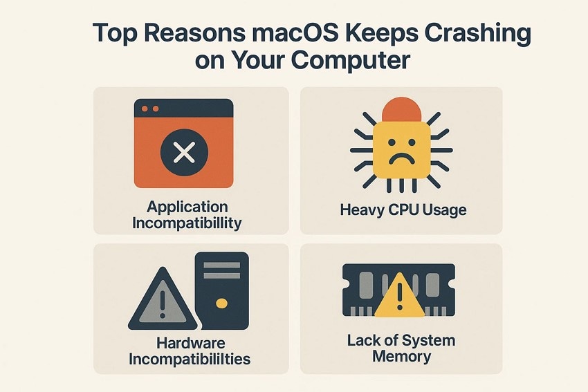 macos keeps crashing reasons
