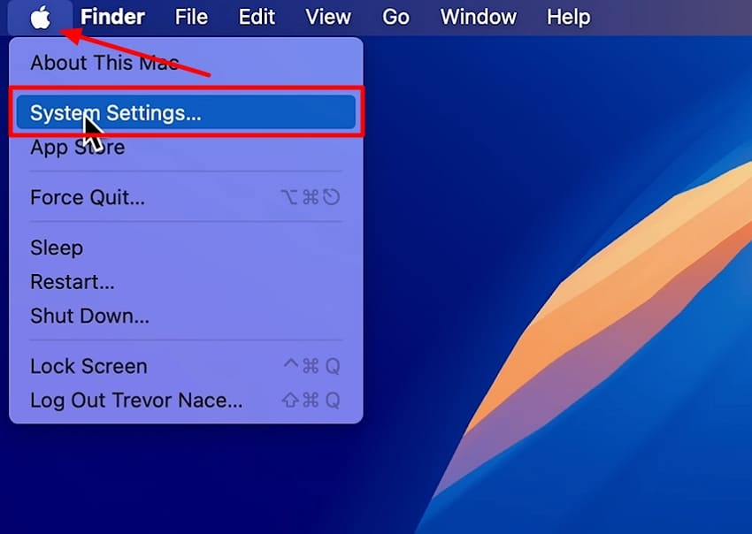 access system settings mac