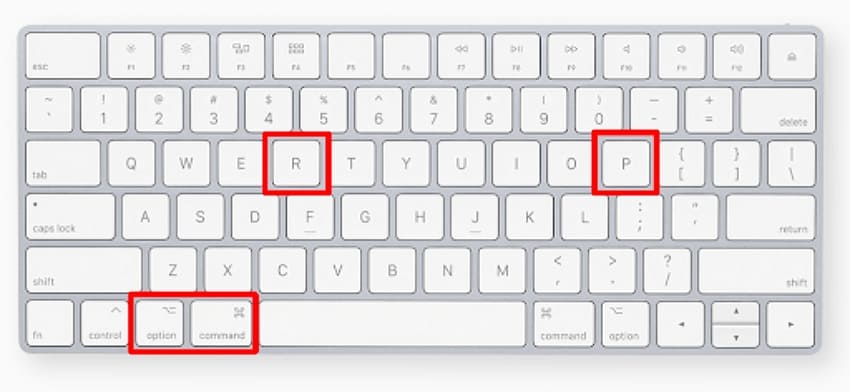 reset nvram mac device