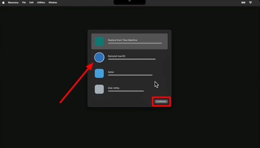 reinstall macos recovery mode