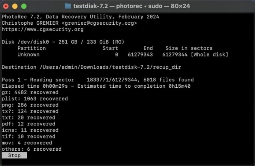 photorec data recovery