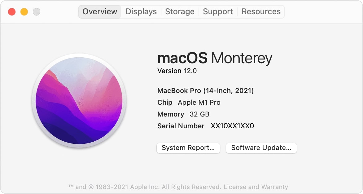 check mac version with apple silicon
