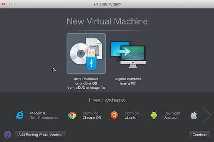 install a virtualization tool on mac