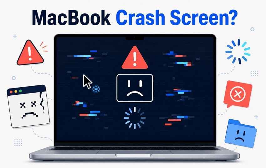 MacBook Crash Screen? Fixes for Black, Frozen, or Glitching Displays