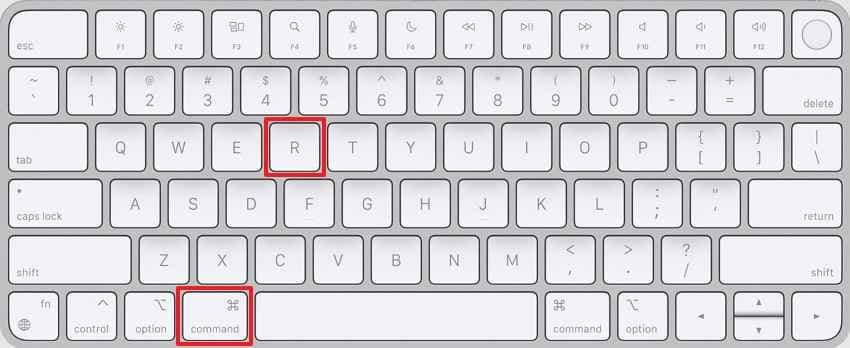command r keys for starting macos recovery on an intel macbook