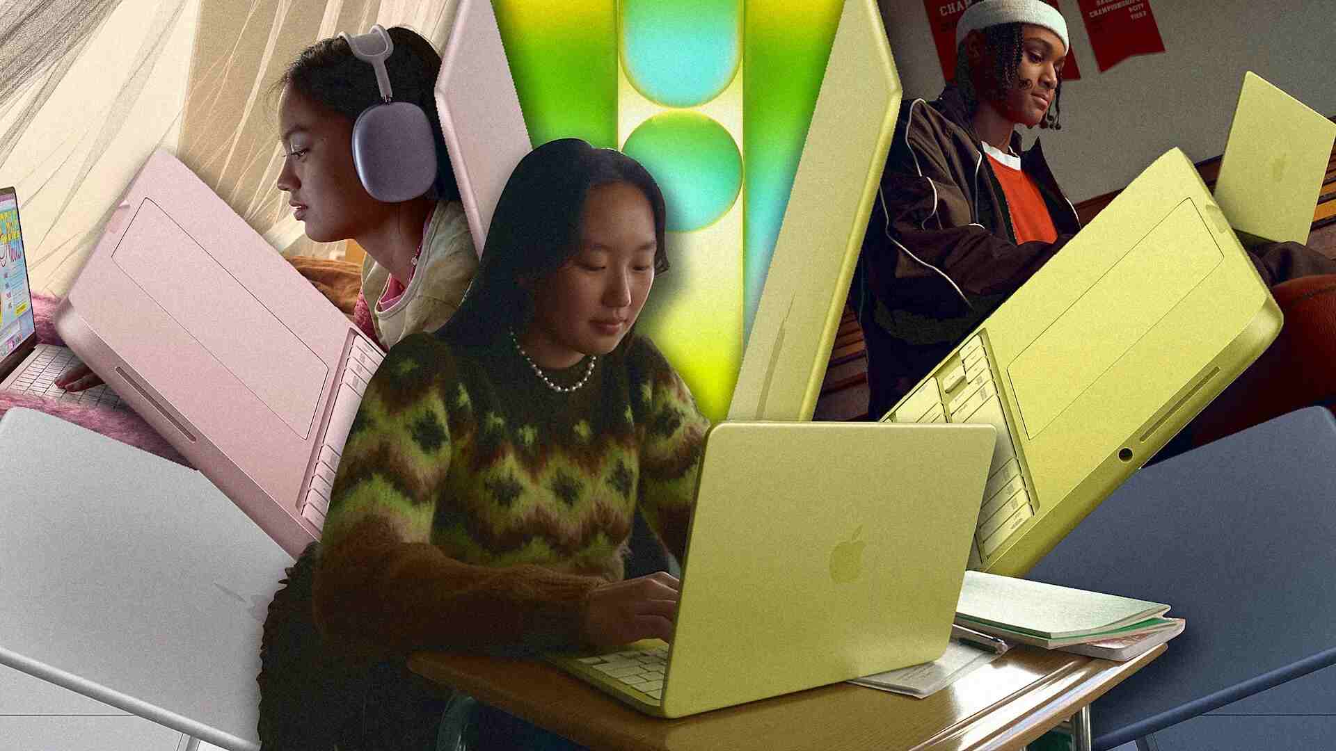 MacBook Neo keyboard design profile and side view