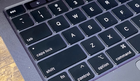 teclado de la macbook pro m1