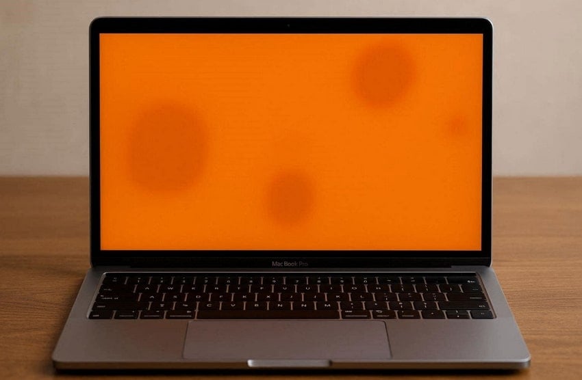 define macbook orange screen