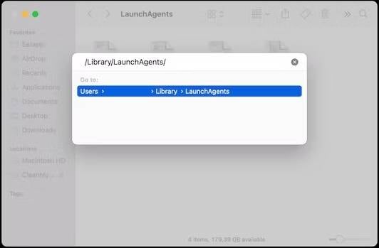 list all active launch agents in the library