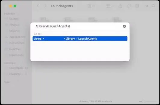 liste de tous les agents de lancement actifs dans la bibliothèque