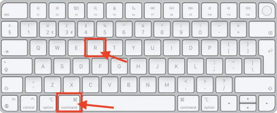 press command and r
