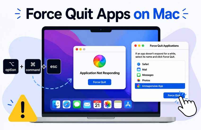 How to Force Quit an App on macOS: Shortcuts and Methods That Work