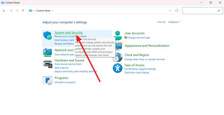 choose system and security