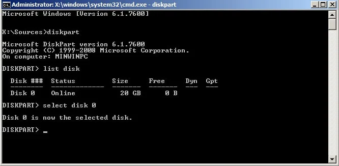 Cmd de. Diskpart list Disk. Diskpart загрузочный диск. EFI Boot Partition. Как создать виртуальный диск через cmd.