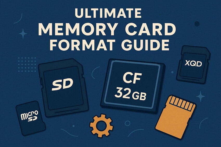 guide for memory card format