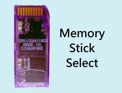 cartão memory stick select