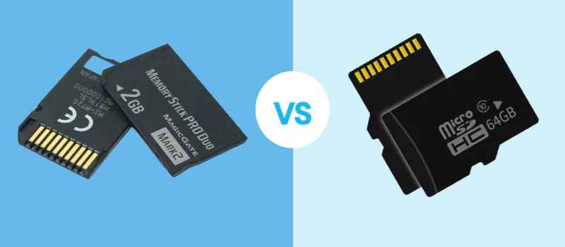 memory stick vs tarjeta sd