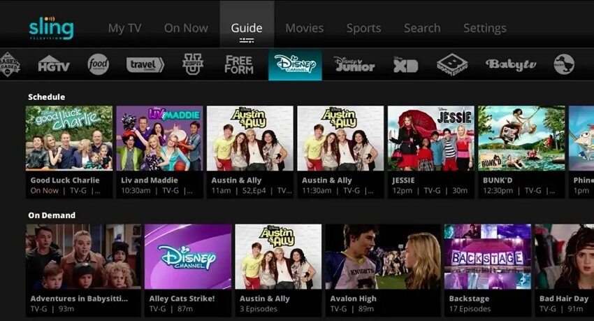 watch shows with sling tv