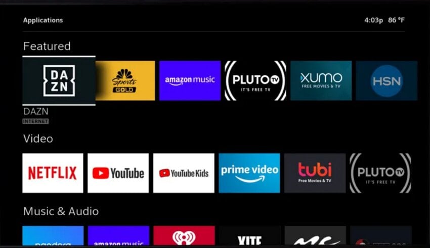 open dazn website to access news