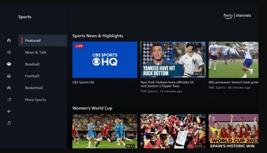 cbs sport channel streaming alternative