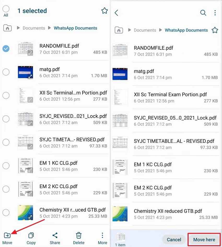 move files to sd card on android