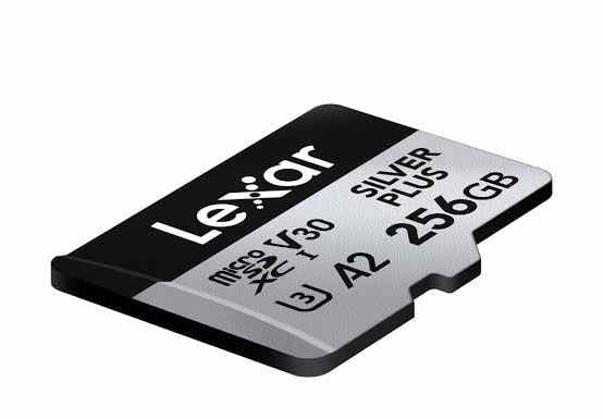 lexar silver plus microsd card