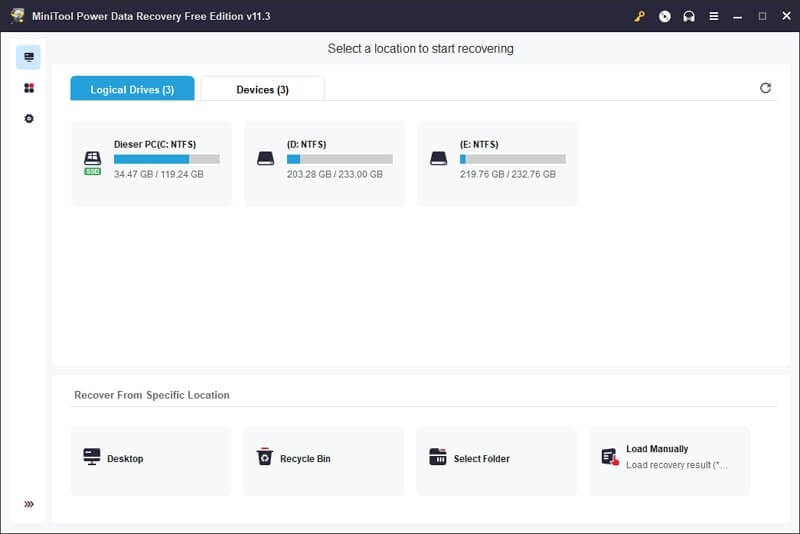 minitool power data recovery alternativa a easeus