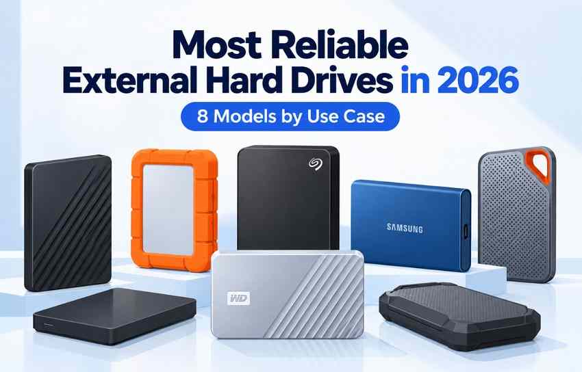 Most Reliable External Hard Drives in 2026: 8 Models by Use Case